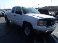 2008 Summit White GMC Sierra 1500 SLE Extended Cab 4x4  photo #3