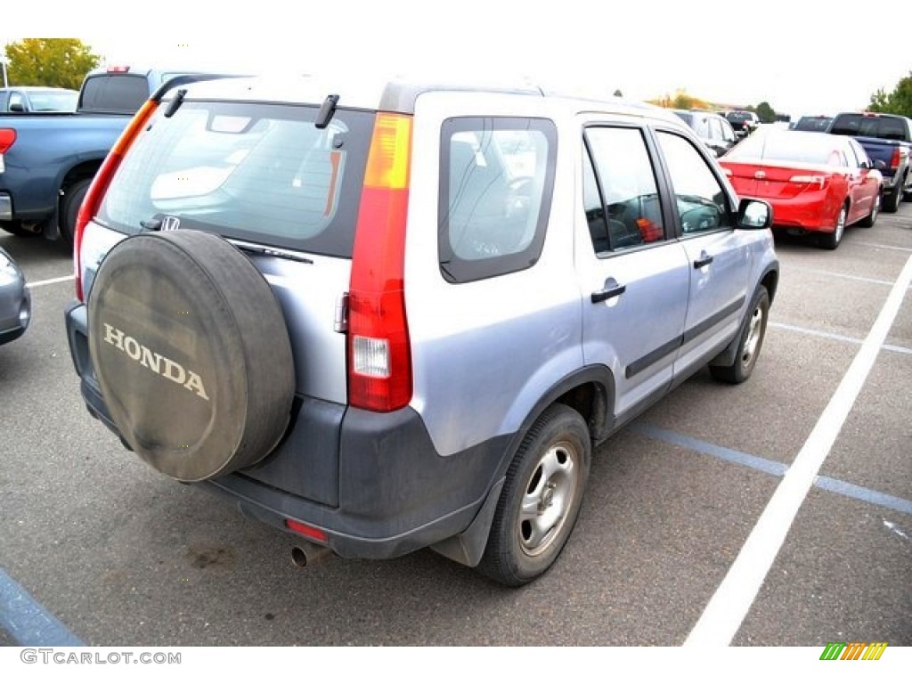 2002 CR-V LX 4WD - Satin Silver Metallic / Black photo #2