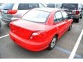 2002 Classic Red Kia Rio Sedan  photo #2
