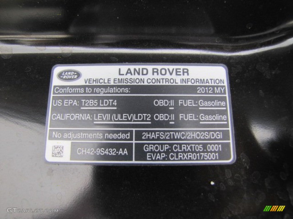 2012 Range Rover HSE - Orkney Grey Metallic / Jet photo #55