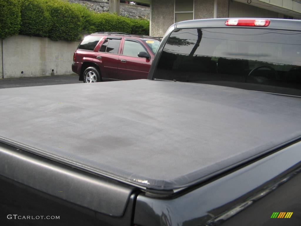 2005 Silverado 1500 LS Extended Cab 4x4 - Dark Gray Metallic / Medium Gray photo #9