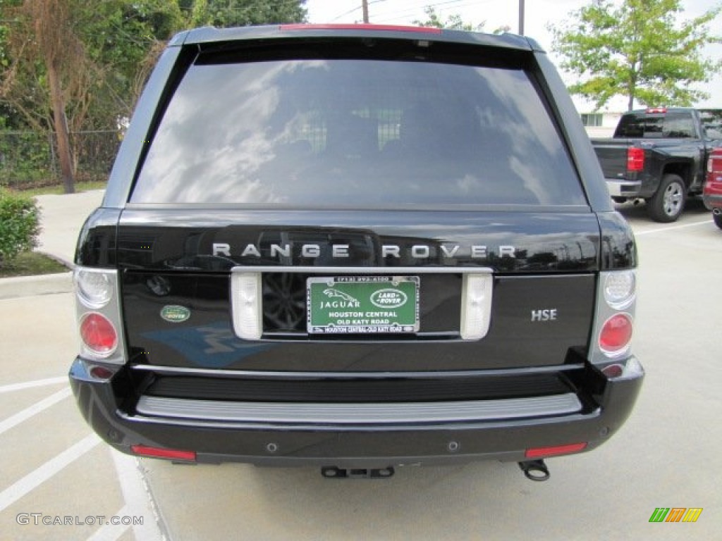 2007 Range Rover HSE - Java Black Pearl / Sand/Jet photo #9