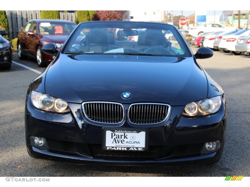 2007 3 Series 328i Convertible - Monaco Blue Metallic / Black photo #8