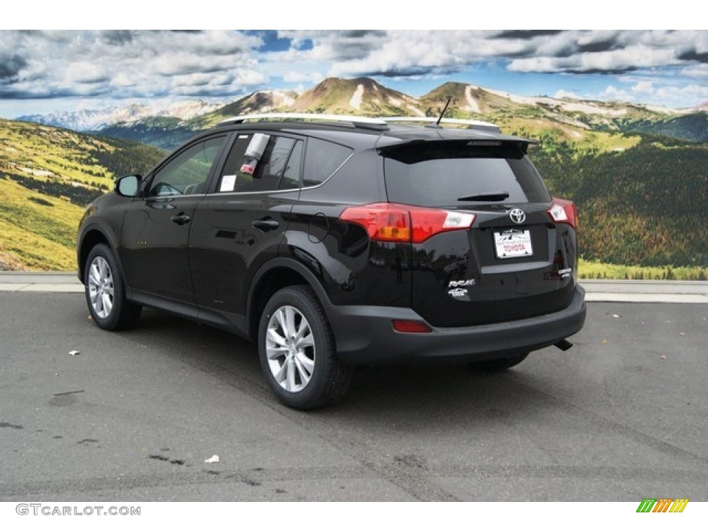 2013 RAV4 Limited AWD - Black / Terracotta photo #3