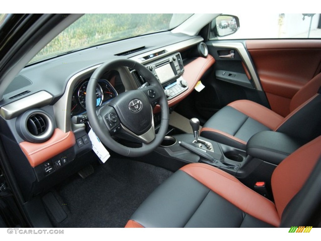 2013 RAV4 Limited AWD - Black / Terracotta photo #5