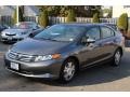 2012 Polished Metal Metallic Honda Civic Hybrid-L Sedan  photo #7