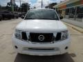 2011 Avalanche White Nissan Pathfinder LE  photo #2