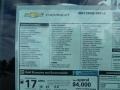  2014 Tahoe LS 4x4 Window Sticker