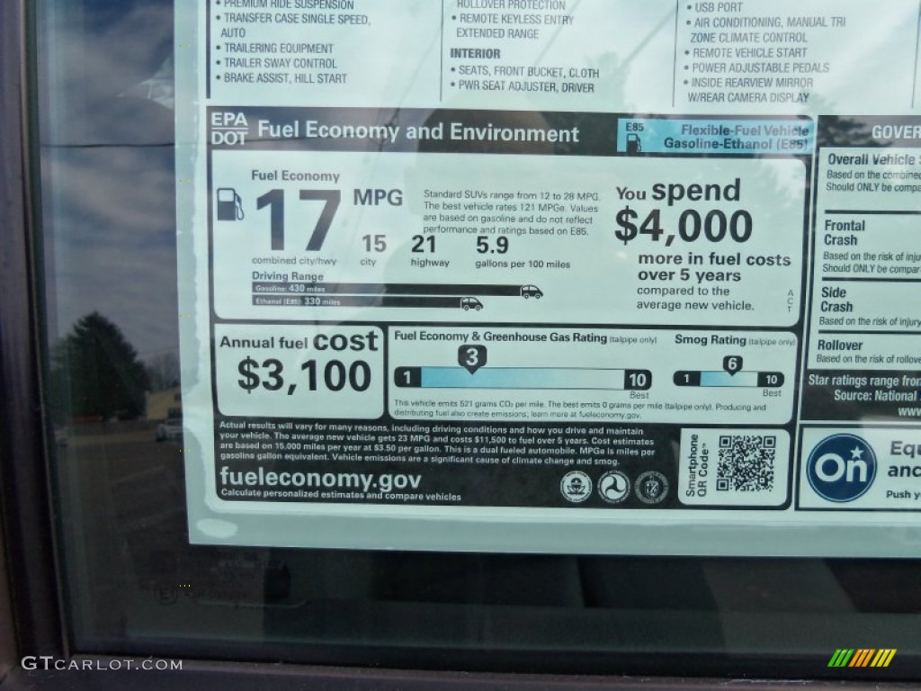 2014 Chevrolet Tahoe LS 4x4 Window Sticker Photo #87377452