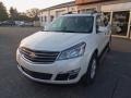 2014 White Diamond Tricoat Chevrolet Traverse LT AWD  photo #4