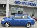 2008 Bright Blue Metallic Chevrolet Aveo LS Sedan  photo #3