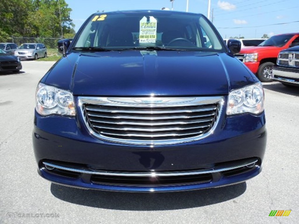 2012 Town & Country Touring - Crystal Blue Pearl / Black/Light Graystone photo #16