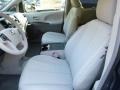 Light Gray Front Seat Photo for 2014 Toyota Sienna #87378073