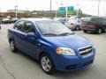 2008 Bright Blue Metallic Chevrolet Aveo LS Sedan  photo #9