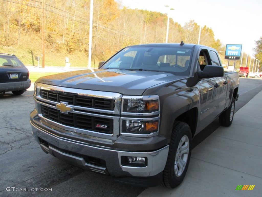 2014 Silverado 1500 LTZ Z71 Double Cab 4x4 - Brownstone Metallic / Cocoa/Dune photo #8