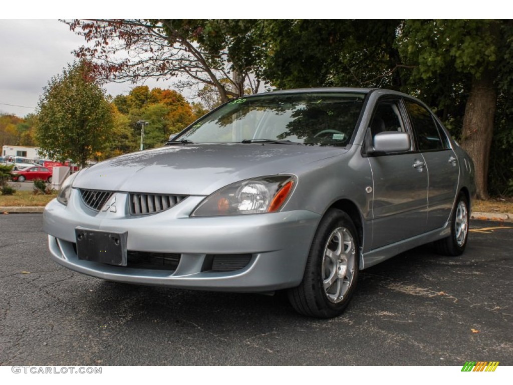 2004 Lancer OZ Rally - Cool Silver Metallic / Black photo #1