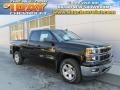 2014 Black Chevrolet Silverado 1500 LTZ Z71 Double Cab 4x4  photo #1