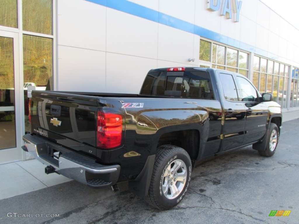 2014 Silverado 1500 LTZ Z71 Double Cab 4x4 - Black / Jet Black photo #4