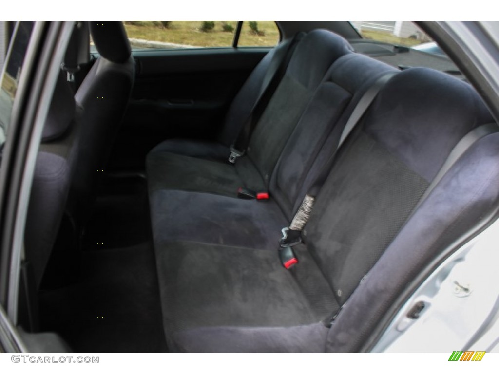 2004 Lancer OZ Rally - Cool Silver Metallic / Black photo #16