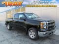 2014 Black Chevrolet Silverado 1500 LTZ Z71 Double Cab 4x4  photo #1