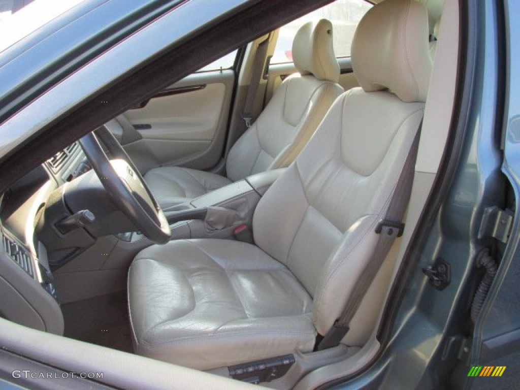 2002 S60 2.4T AWD - Platinum Green Metallic / Taupe/Light Taupe photo #10