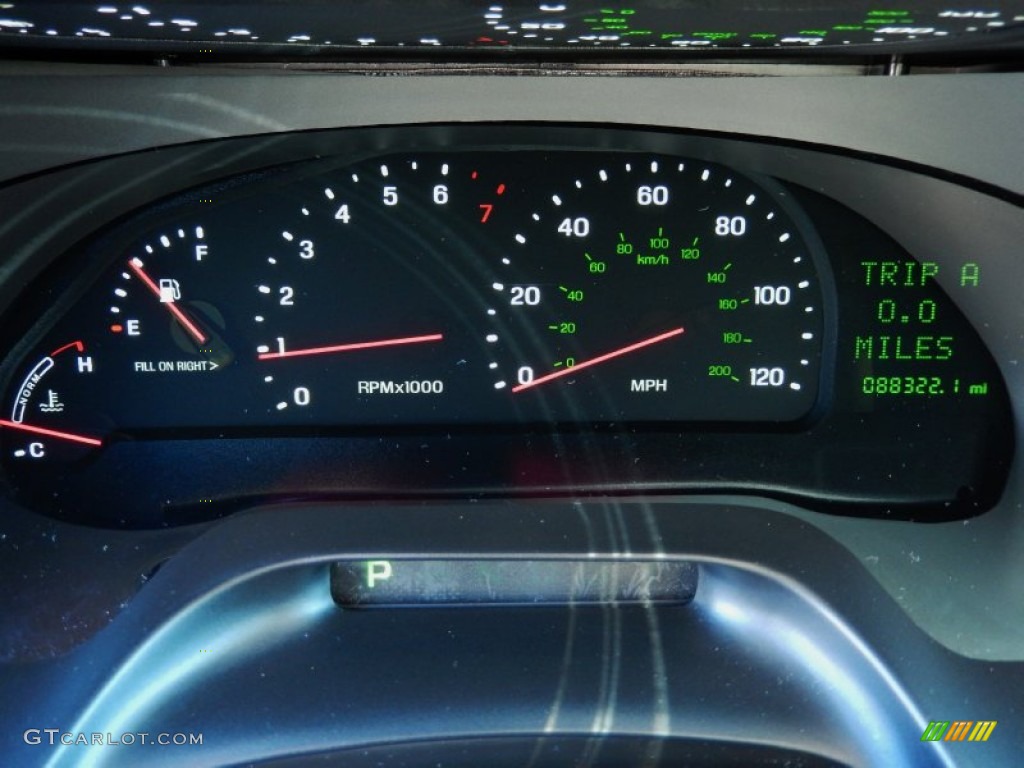 2001 Lincoln Continental Standard Continental Model Gauges Photos