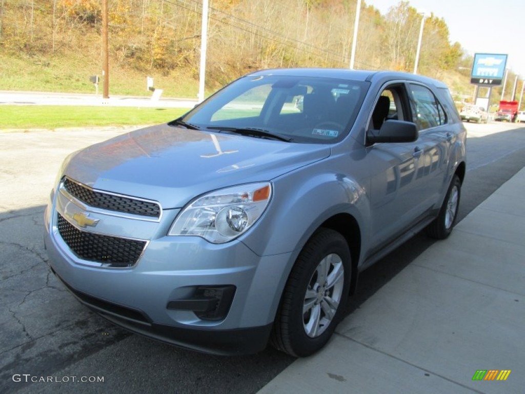 2014 Equinox LS AWD - Silver Topaz Metallic / Jet Black photo #8