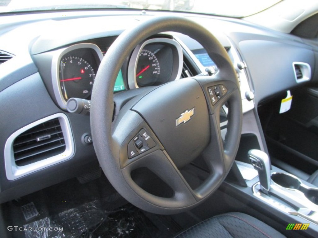 2014 Equinox LS AWD - Silver Topaz Metallic / Jet Black photo #14