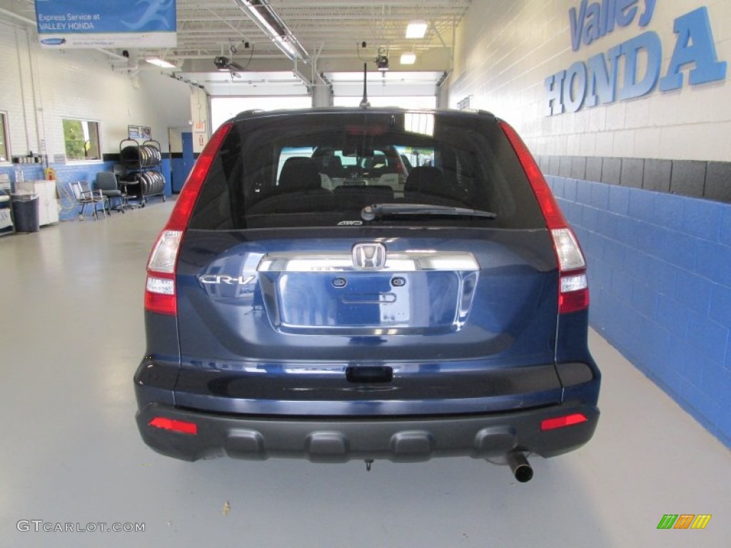 2007 CR-V EX 4WD - Royal Blue Pearl / Black photo #4