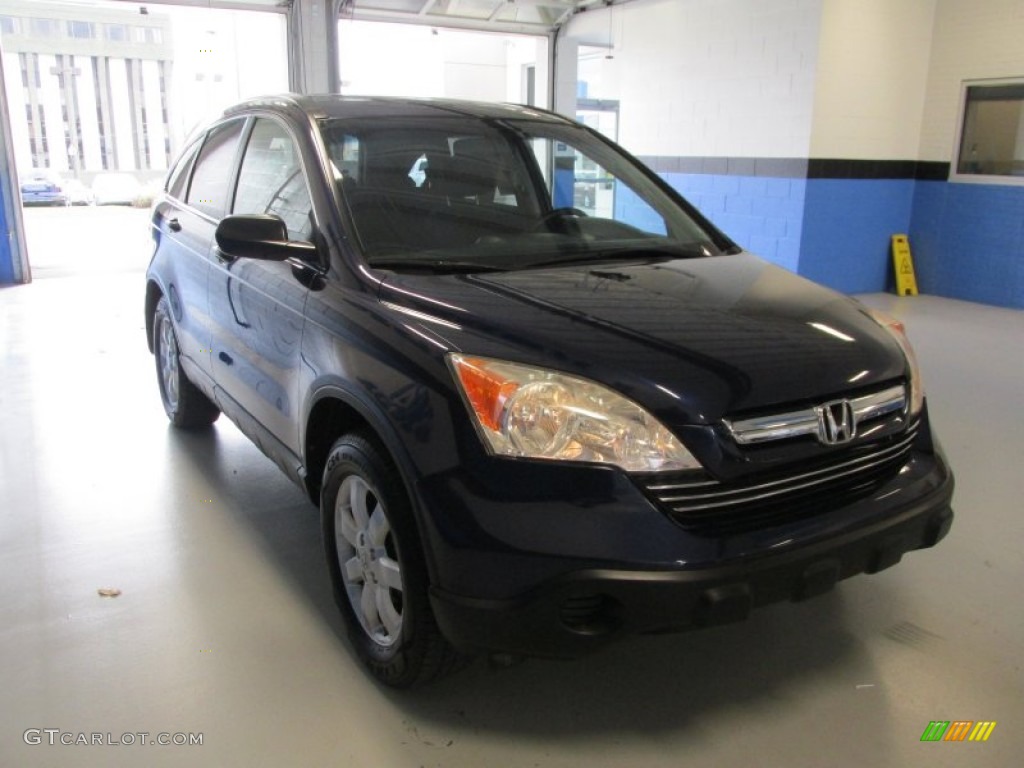 2007 CR-V EX 4WD - Royal Blue Pearl / Black photo #5
