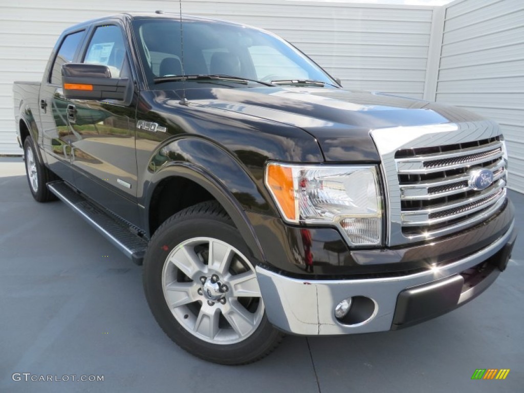 2013 F150 Lariat SuperCrew - Kodiak Brown Metallic / Black photo #2