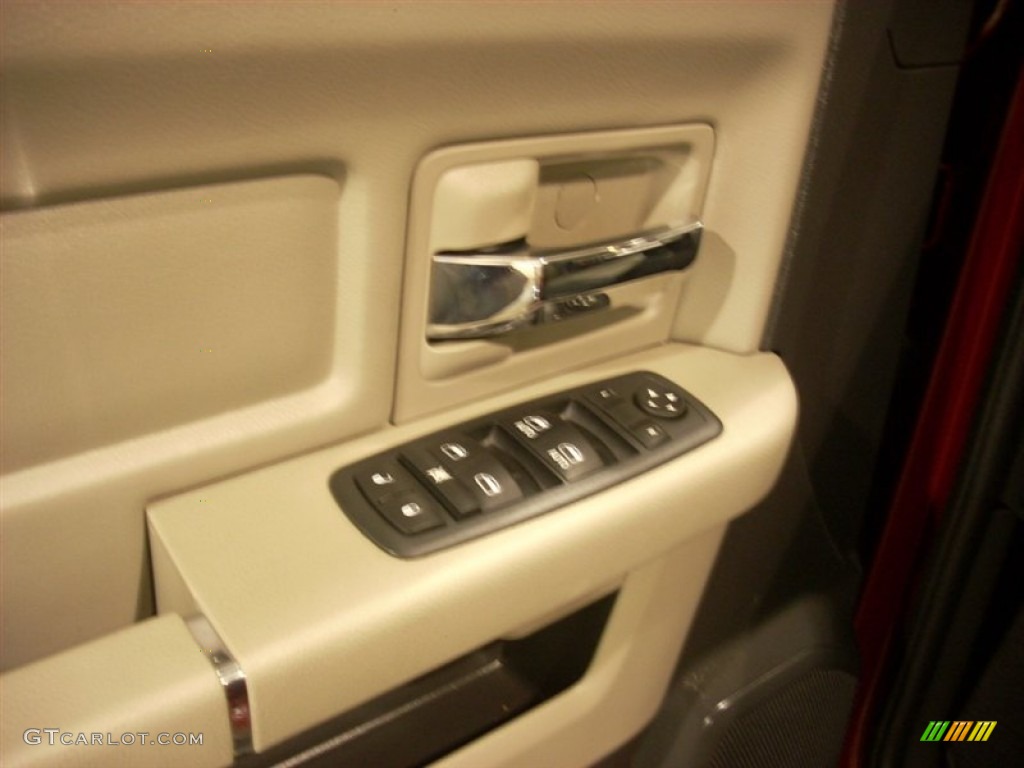 2012 Ram 1500 SLT Quad Cab 4x4 - Deep Cherry Red Crystal Pearl / Dark Slate Gray/Medium Graystone photo #4