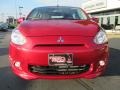 2014 Infrared Mitsubishi Mirage ES  photo #2