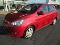 2014 Infrared Mitsubishi Mirage ES  photo #11