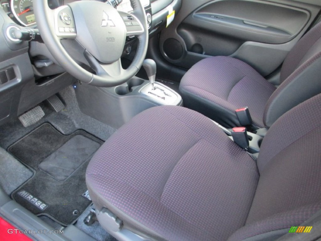 2014 Mitsubishi Mirage ES Front Seat Photo #87385540