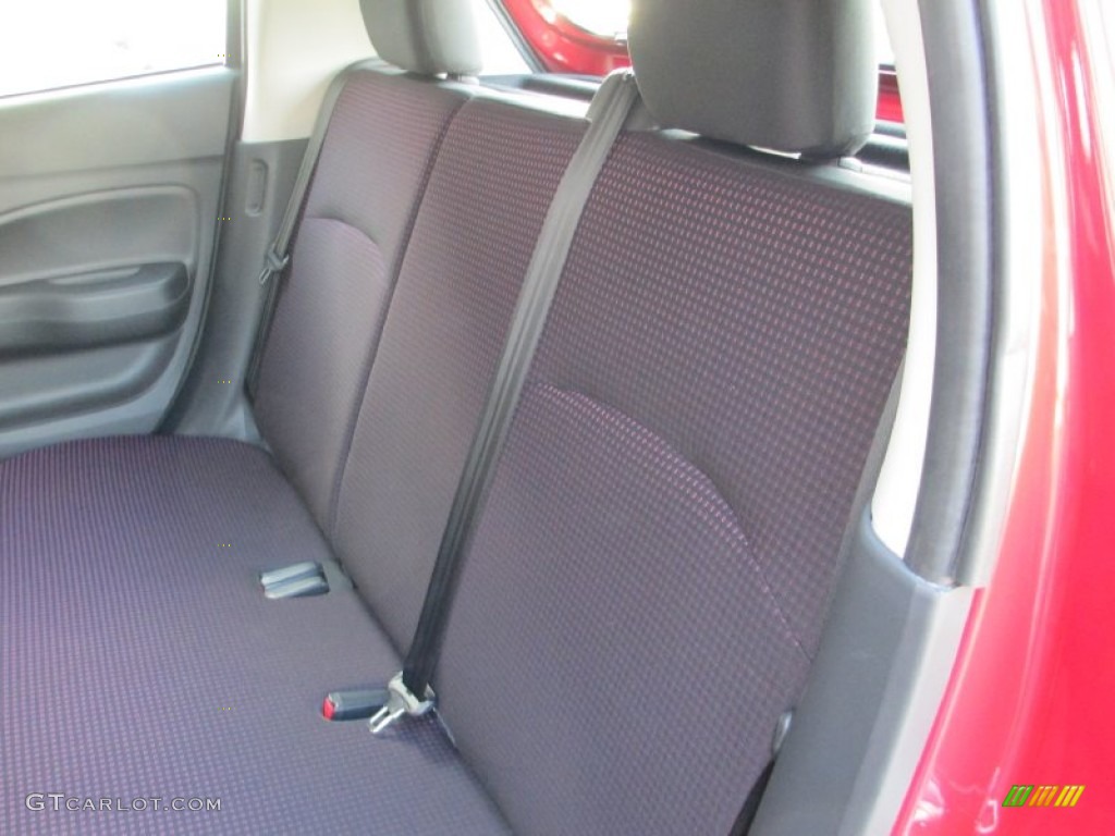 2014 Mitsubishi Mirage ES Rear Seat Photos