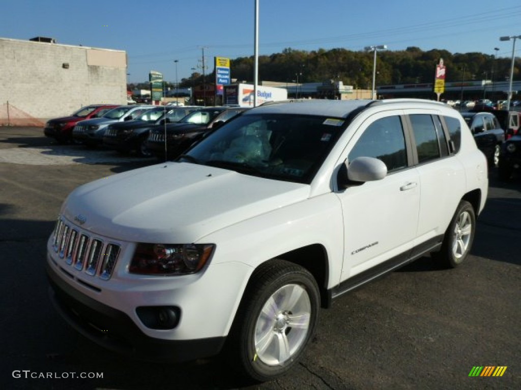 Bright White Jeep Compass