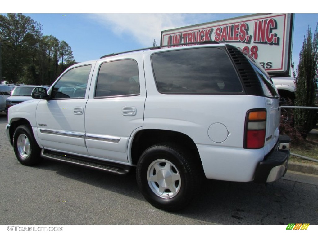 2004 Yukon SLE 4x4 - Summit White / Neutral/Shale photo #5