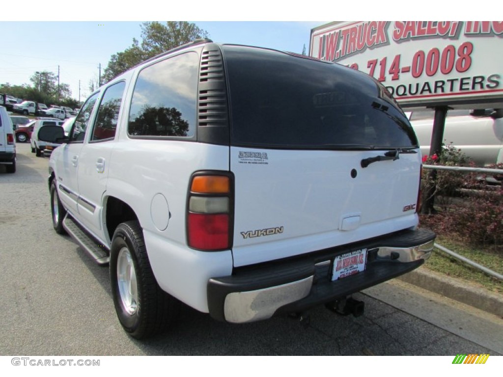 2004 Yukon SLE 4x4 - Summit White / Neutral/Shale photo #6