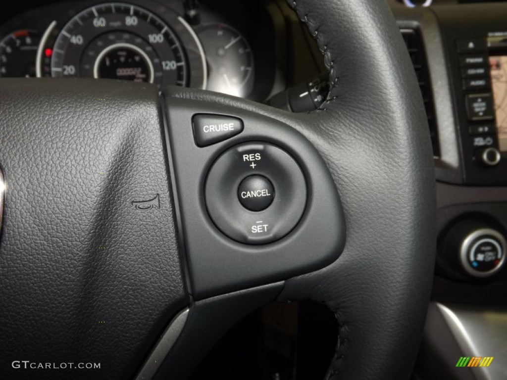 2014 CR-V EX-L - White Diamond Pearl / Beige photo #24