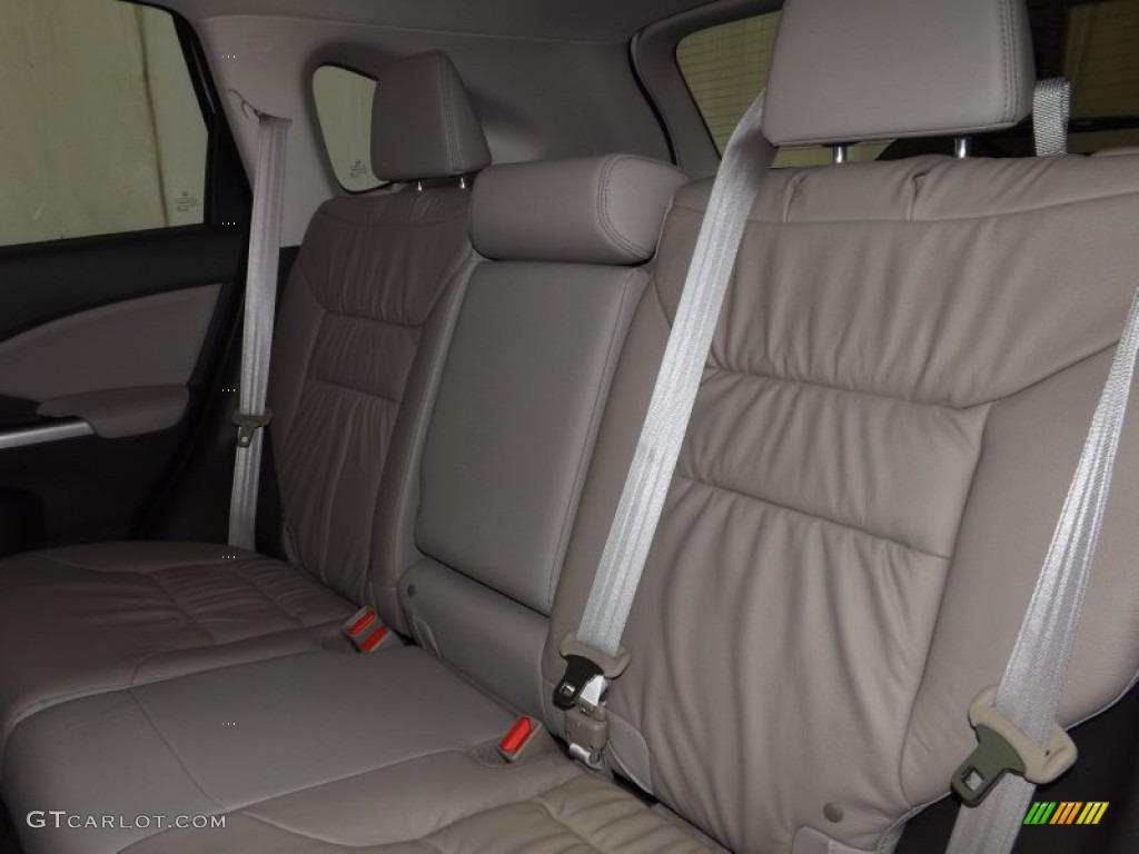 2014 CR-V EX-L - White Diamond Pearl / Beige photo #28