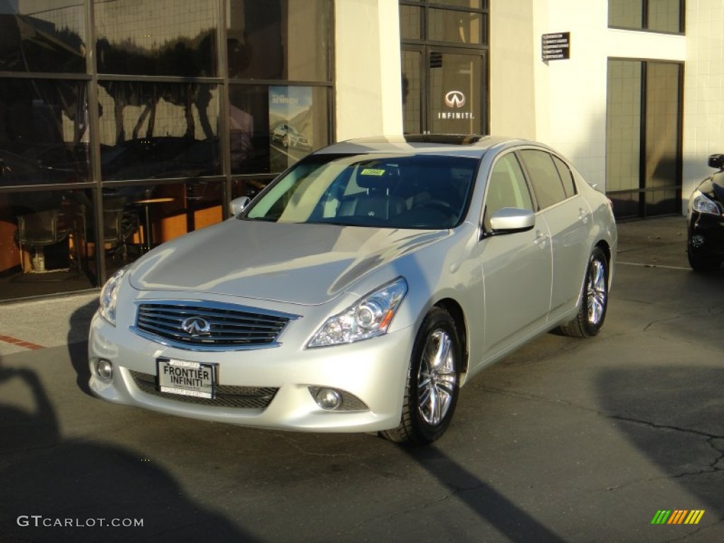 2011 G 37 Journey Sedan - Liquid Platinum / Graphite photo #1