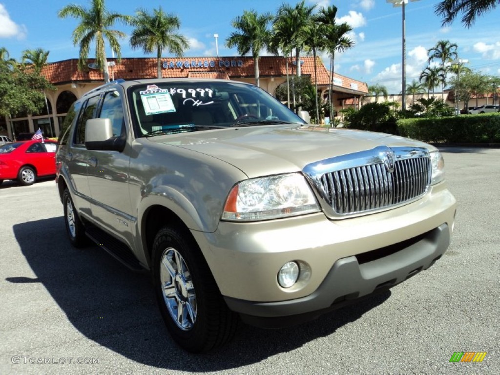 Light French Silk Metallic Lincoln Aviator