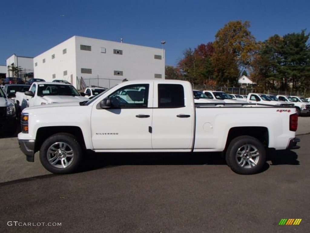 2014 Silverado 1500 LT Double Cab 4x4 - Summit White / Jet Black photo #1