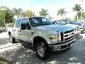 2008 Silver Metallic Ford F250 Super Duty Lariat Crew Cab 4x4  photo #1