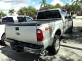 2008 Silver Metallic Ford F250 Super Duty Lariat Crew Cab 4x4  photo #6