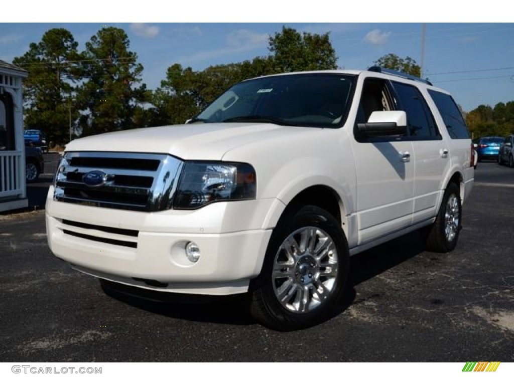 White Platinum 2014 Ford Expedition Limited Exterior Photo #87390272