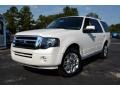 White Platinum 2014 Ford Expedition Limited Exterior