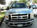 2008 Silver Metallic Ford F250 Super Duty Lariat Crew Cab 4x4  photo #14