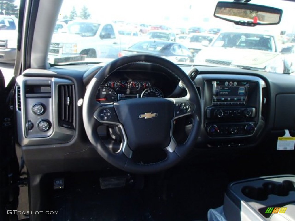 2014 Silverado 1500 LT Double Cab 4x4 - Black / Jet Black photo #12